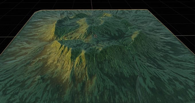create high resolution 3d dem, elevation data, terrain model from dwg, stl