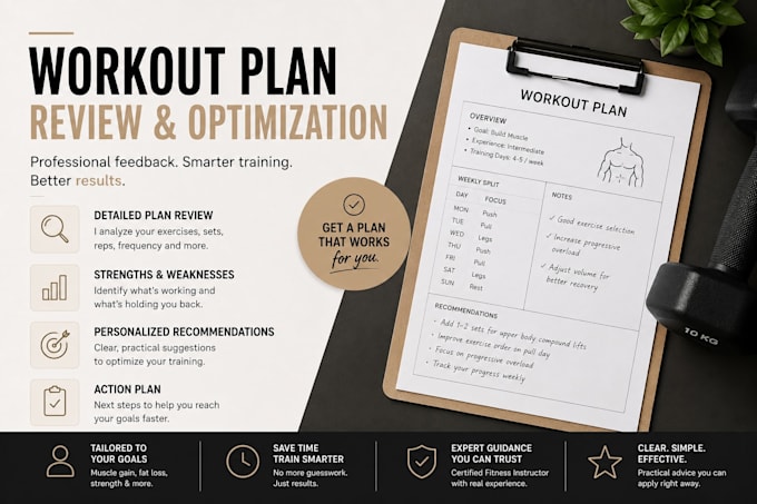 review and improve your workout routine