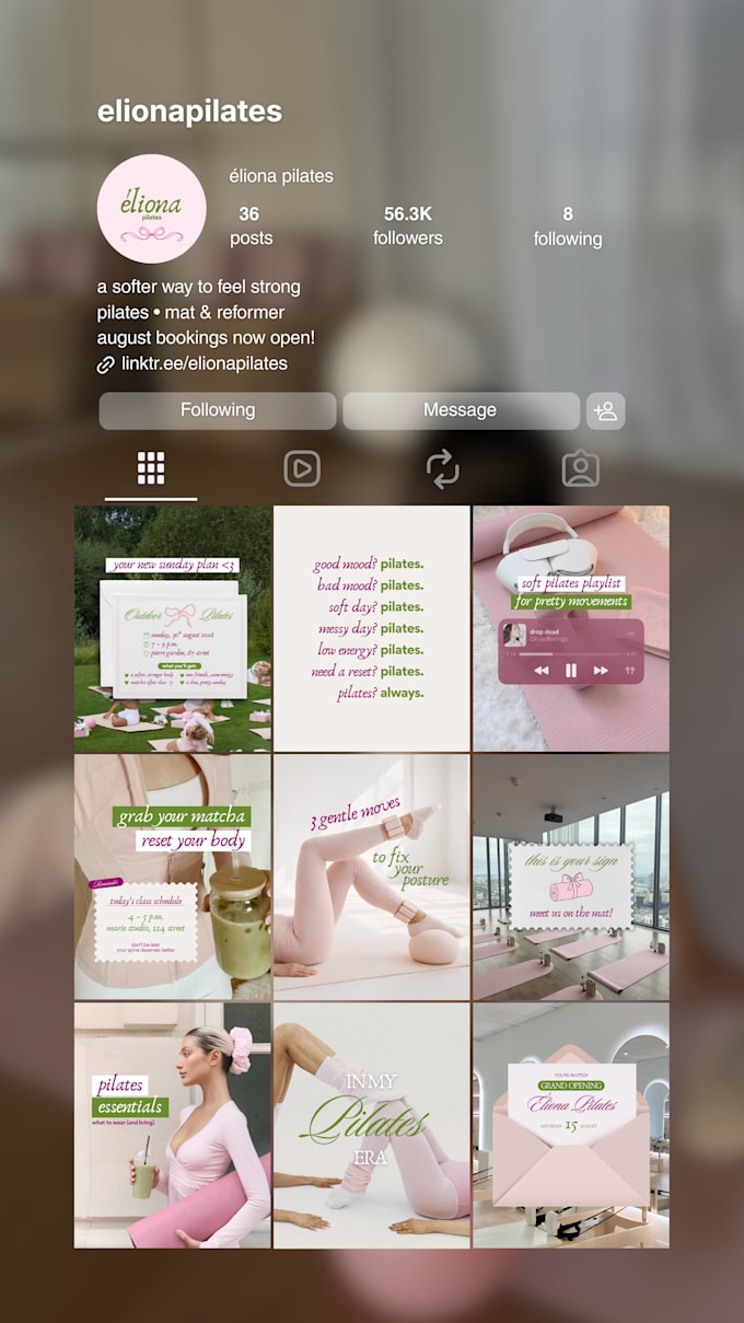 design aesthetic social media posts