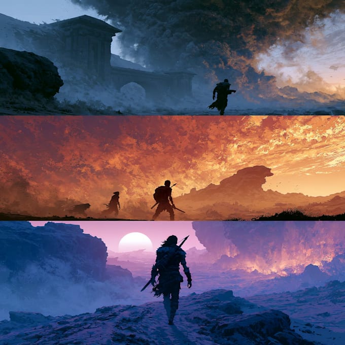 create concept art and illustration