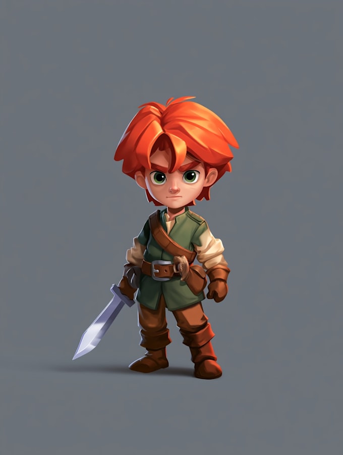 draw 2d game character or 2d game character