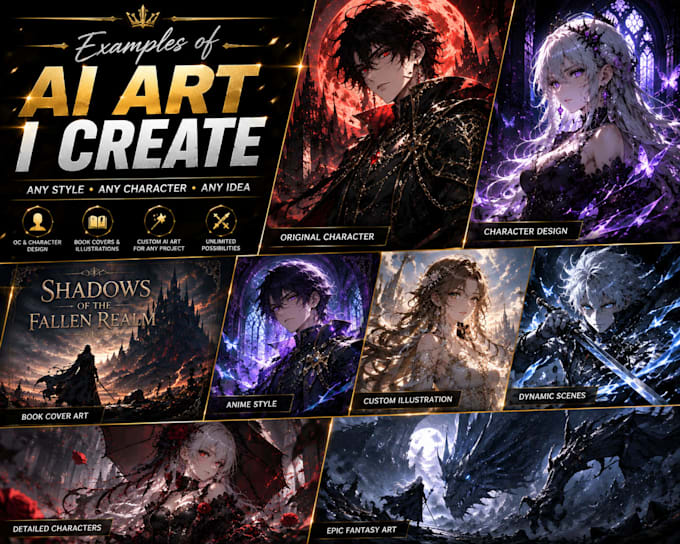 create custom ai generated artwork for your personal or commercial use