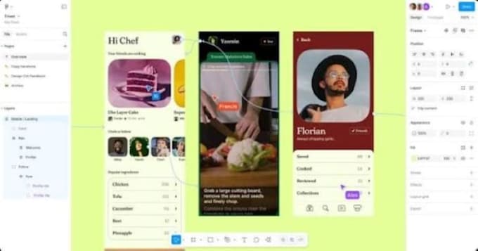 create a mobile application using react or react native