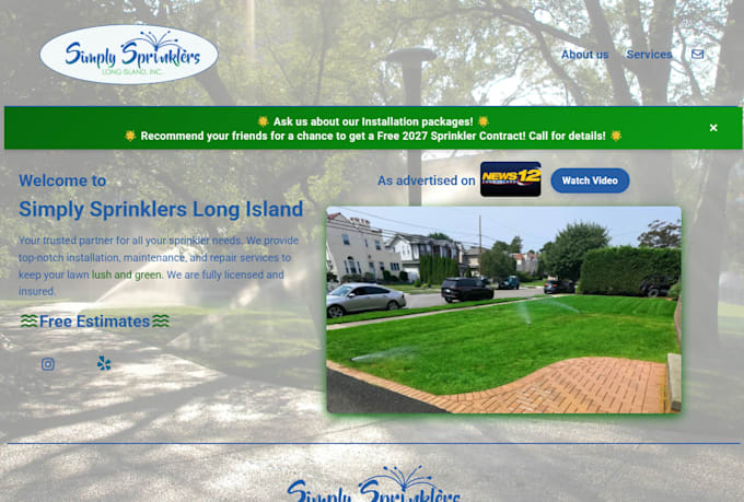 create your small business website