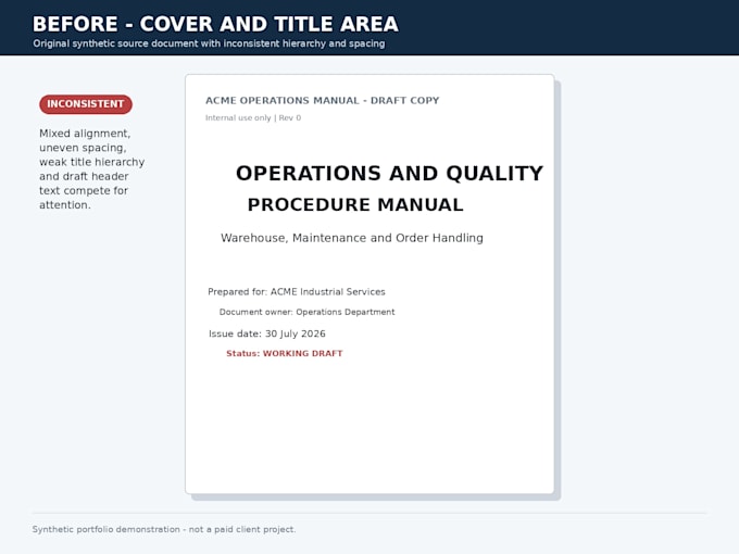 format and clean up your microsoft word document