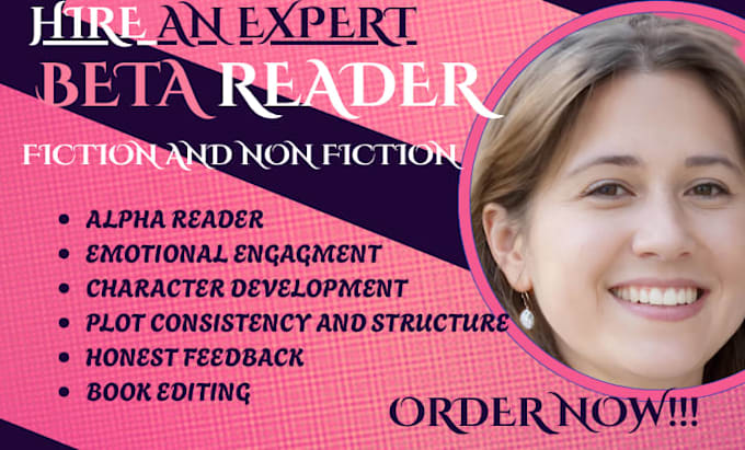 provide thoughtful beta reading with honest reader feedback