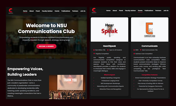 design and develop a responsive web page using next js