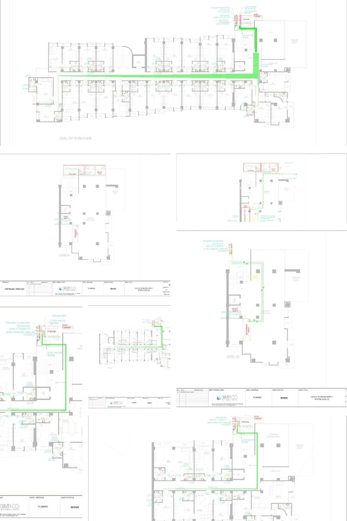 design plumbing, drainage, and water supply layouts