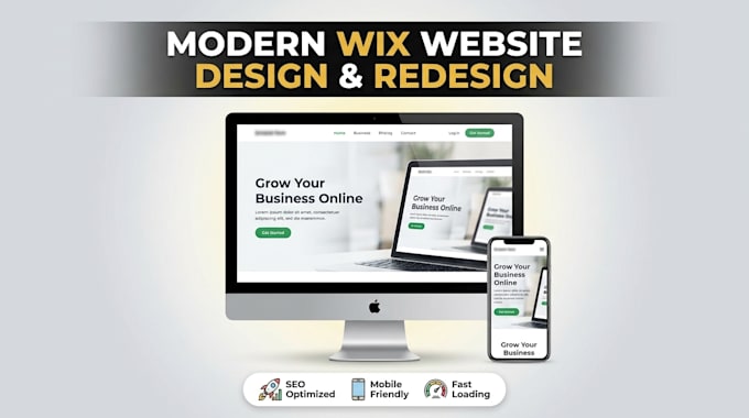 design and redesign your wix website and wix studio site design