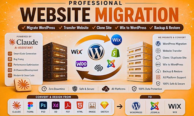 design claude code ai figma psd xd pdf html image sketch to wordpress joomla wix