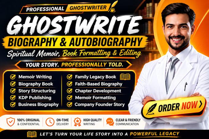 proofread, format, edit memoir book writer biography, autobiography ghostwriter