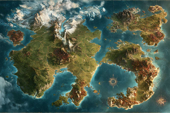 do fantasy map and city maps