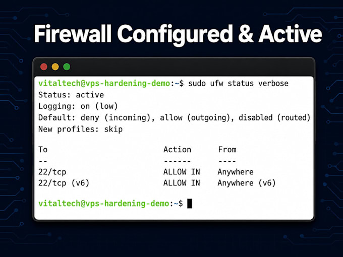 harden, secure your linux server and vps