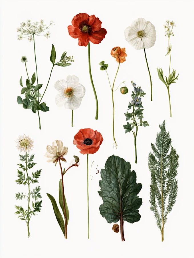 do a botanical illustration