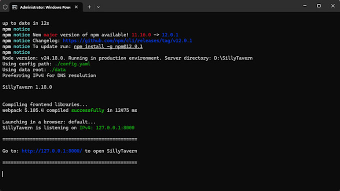 deploy sillytavern and ollama locally on your windows PC