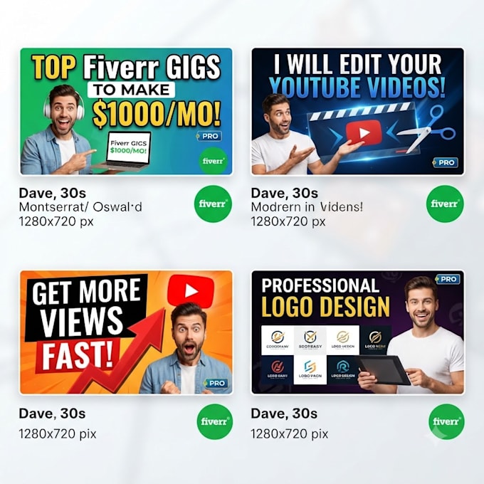 design professional youtube thumbnails