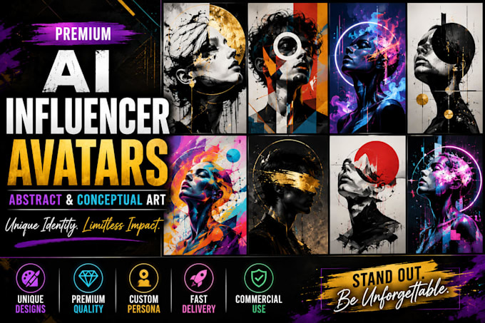 generate a premium ai portrait or profile picture