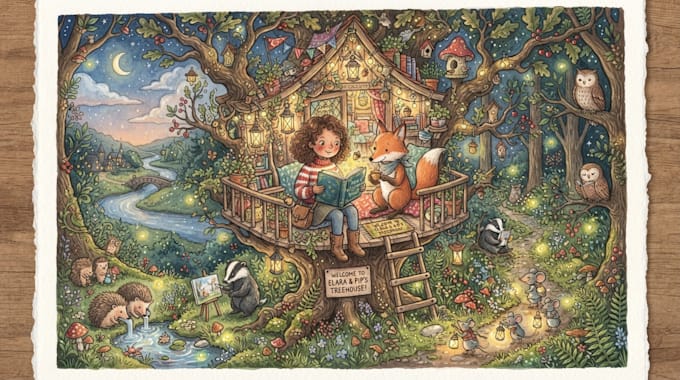 create children storybook illustration
