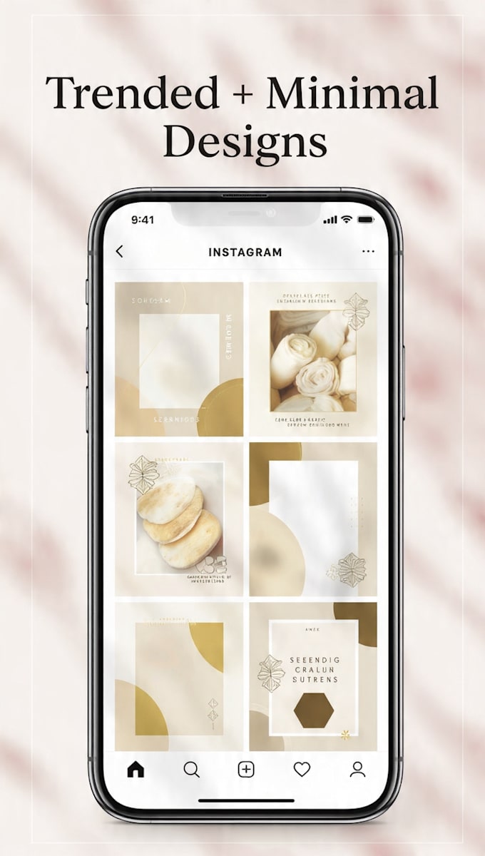 design 5 aesthetic instagram carousel posts