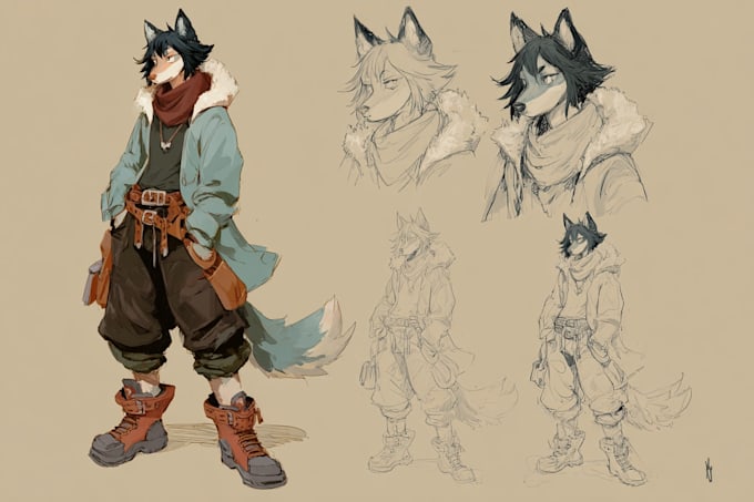 draw your furry or anthro character