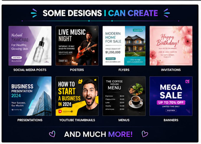 create custom canva design for personal or business needs