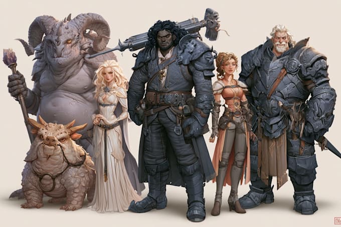 draw your dnd party