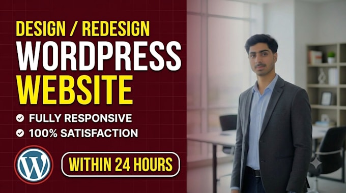 design a responsive wordpress website using elementor