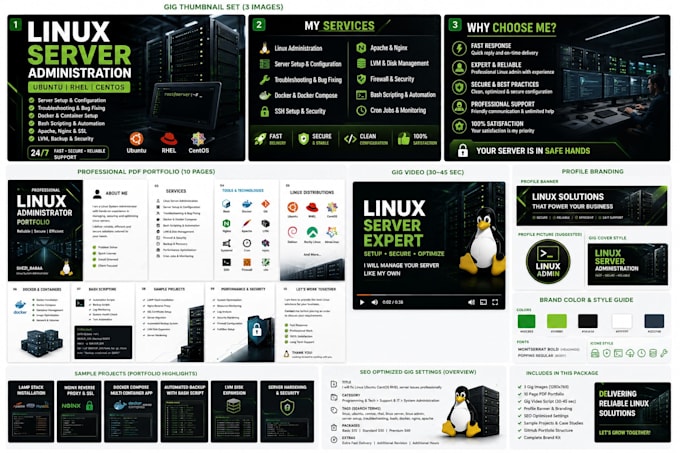 fix linux ubuntu centos rhel server issues professionally