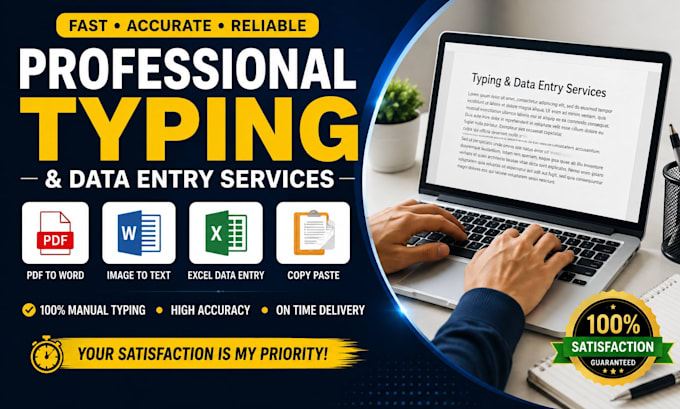 data entry and typing