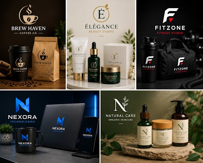 design a unique minimalist logo with source files