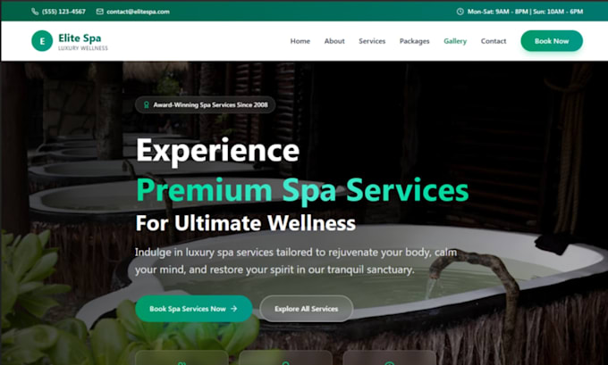 design and develop a wordpress portfolio website