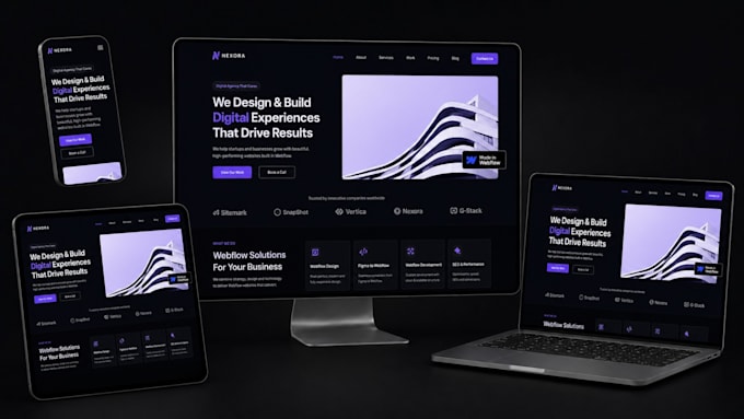 be your webflow developer for a modern webflow website