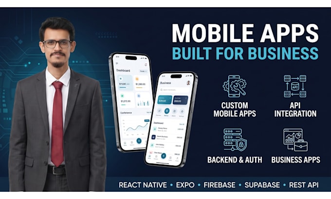 build react native expo apps for ios android and startup businesses