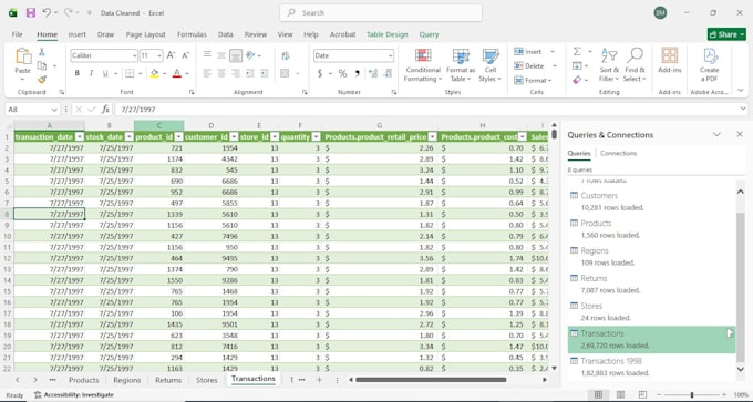 clean and transform any data with power query