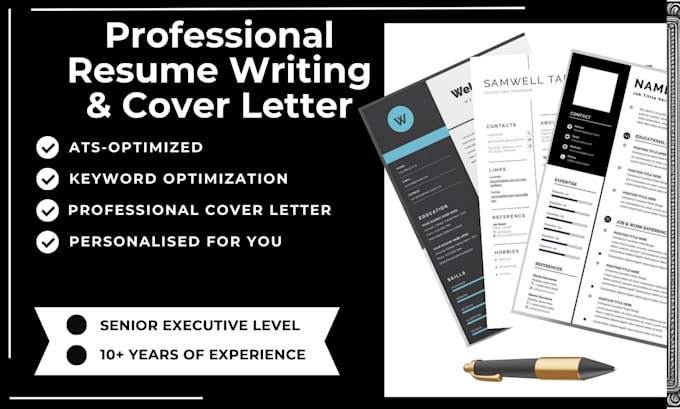 design a professional tailored resume and CV