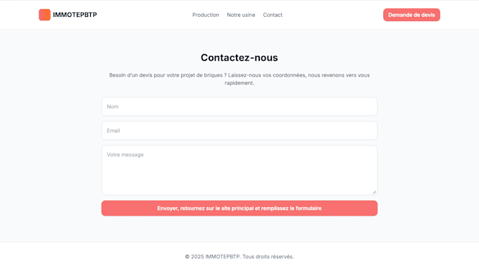 create a modern responsive website for your need