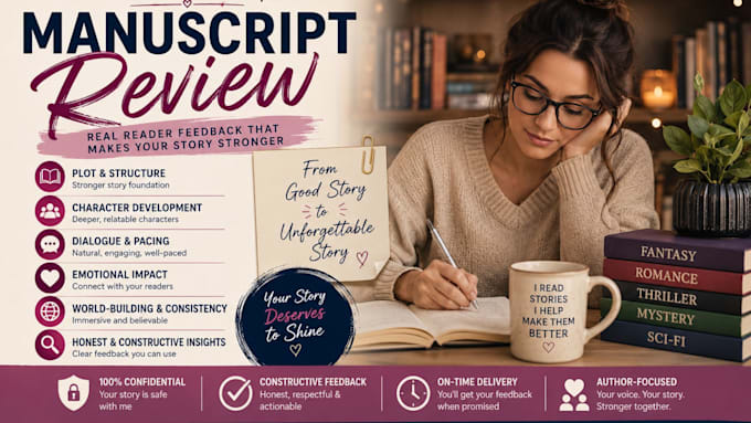 professional manuscript reviewer  honest reader feedback