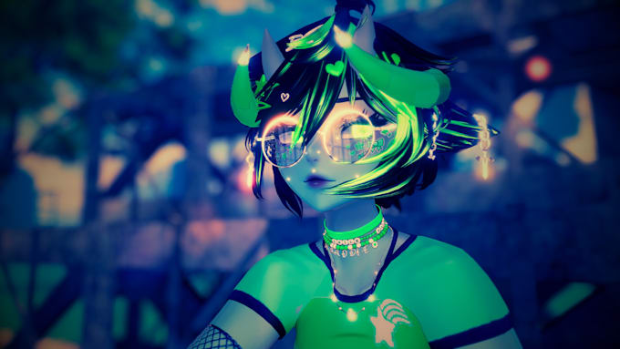 create a custom vrchat avatar from scratch, anime avatar, nsfw avatar, 3d model