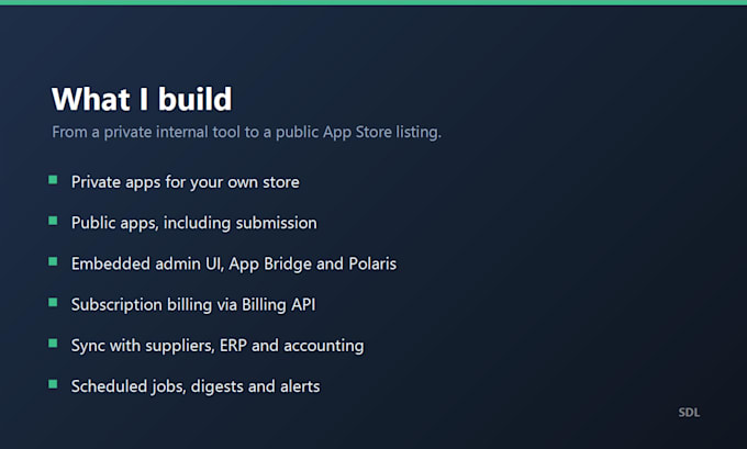 develop a custom shopify app with billing and admin UI