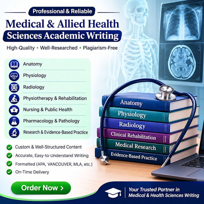 write medical and imaging articles and blog posts