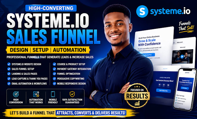 create systeme io website systeme io landing page systeme io sales funnel