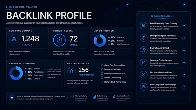 build a high quality SEO link building strategy and campaign