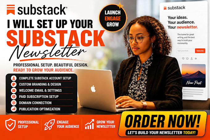 setup your substack newsletter for creators coaches and businesses