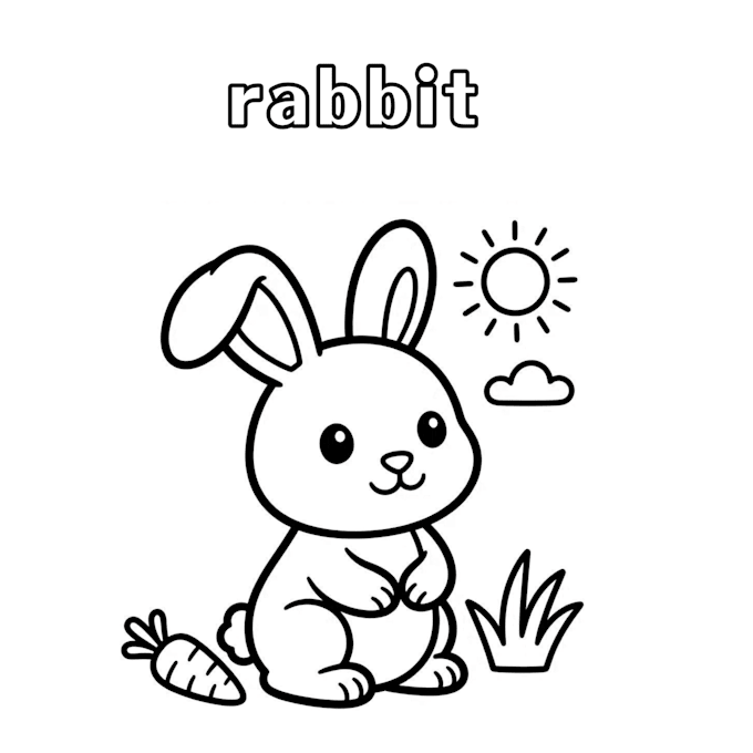 printable PDF coloring pages for kids
