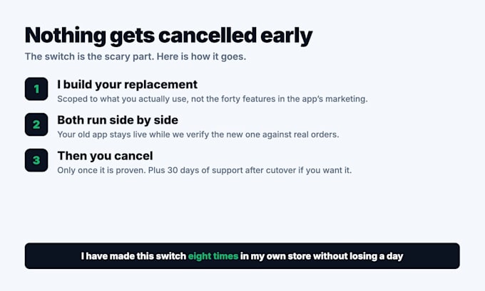 replace a paid shopify app with custom code you own