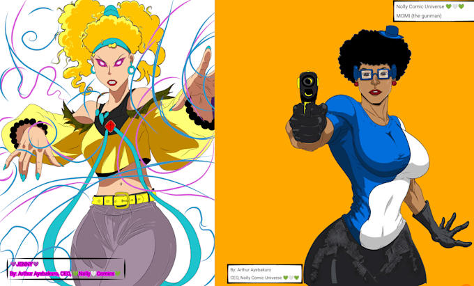 draw professional webtoon manga and comic book pages