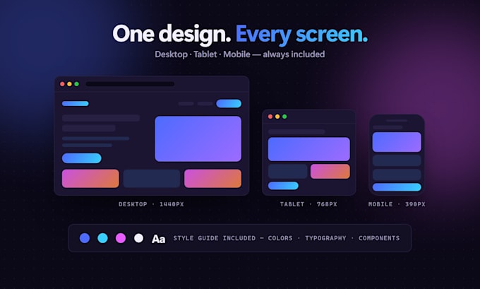 design a modern UX UI website in figma