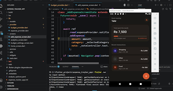 develop flutter mobile app, cross platform ios android app developer