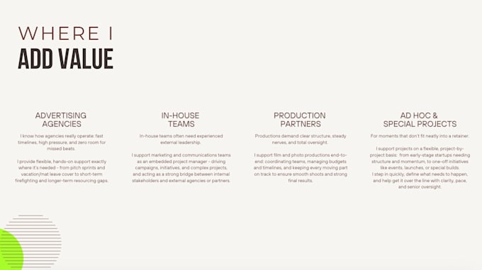 manage your campaigns and projects