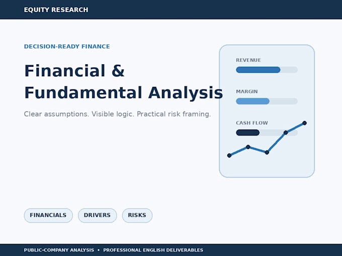 build dcf valuation, financial model and investment analysis